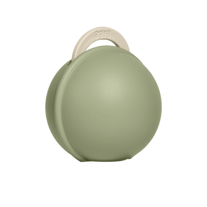 BIBS - Okrogla duda Colour in MINI škatlica za dudo - Ivory/Sage - Luxbaby