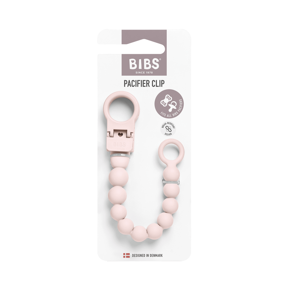BIBS - Priponka za dudo Beaded - Petal - Luxbaby