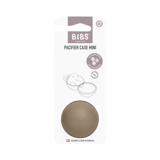 BIBS - Škatlica za dudo MINI - Dark Oak - Luxbaby