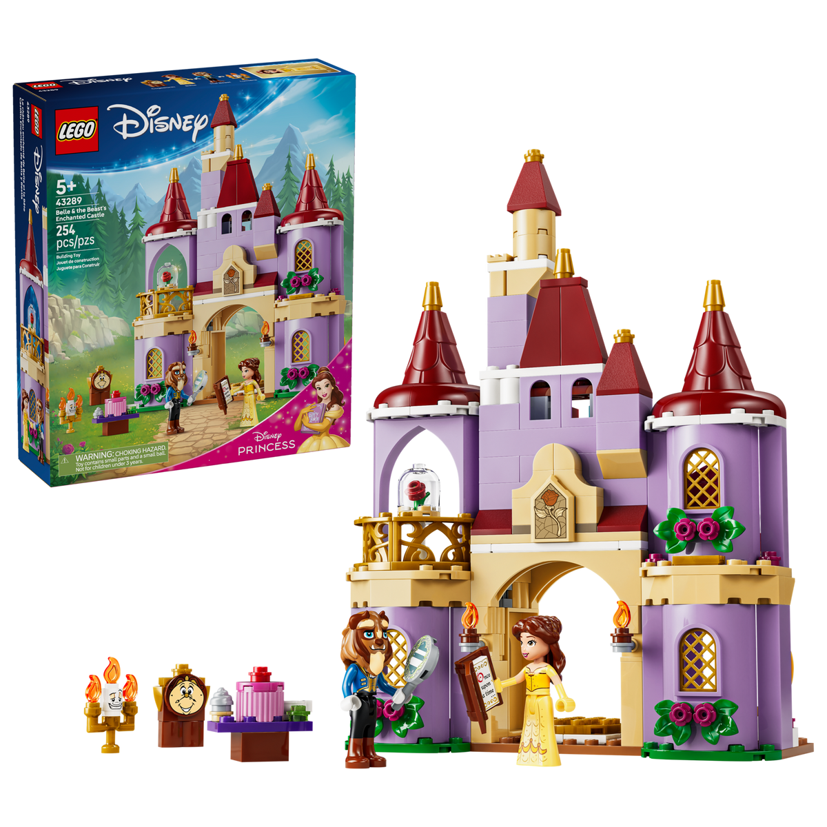 Lego Disney Princess - Uročeni grad Belle in Zveri (43289) - embalaza