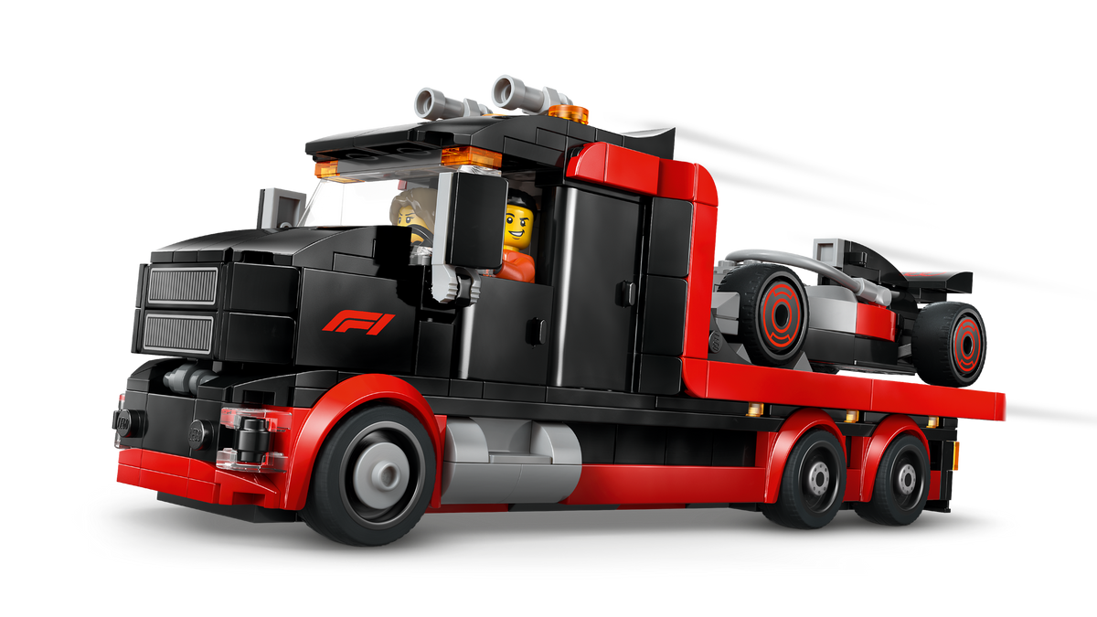 Lego City - Razstavni tovornjak F1® z dirkalnikom Audi F1® (60493) - podrobnosti