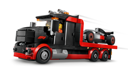 Lego City - Razstavni tovornjak F1® z dirkalnikom Audi F1® (60493) - podrobnosti