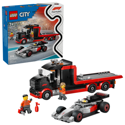 Lego City - Razstavni tovornjak F1® z dirkalnikom Audi F1® (60493) - embalaza