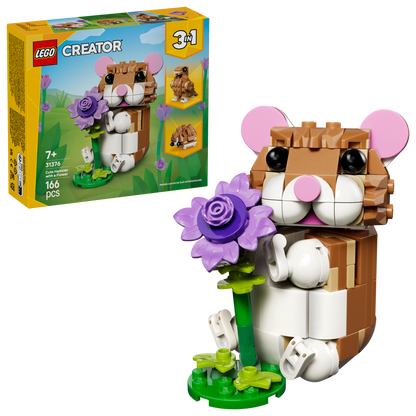 Lego Creator - Ljubek hrček z rožico (31376) - embalaza