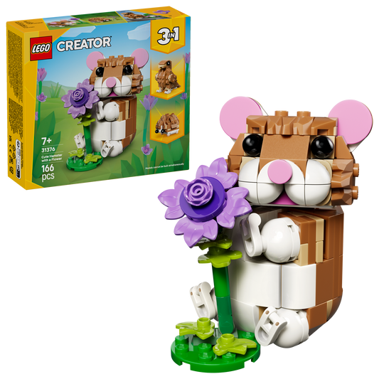 Lego Creator - Ljubek hrček z rožico (31376) - embalaza