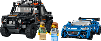 Lego Speed Champions - Jaguar Project 7 in Land Rover Defender (77264)
