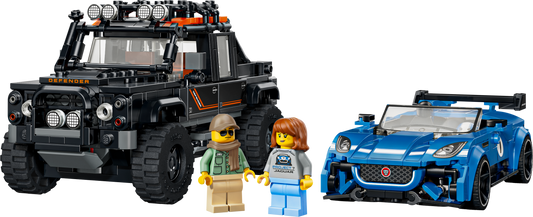Lego Speed Champions - Jaguar Project 7 in Land Rover Defender (77264)