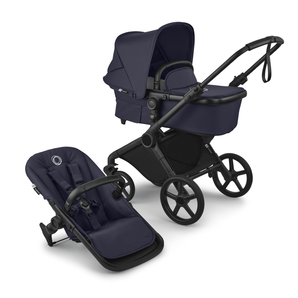Bugaboo - Otroški voziček Cub - Deep Indigo (2v1)