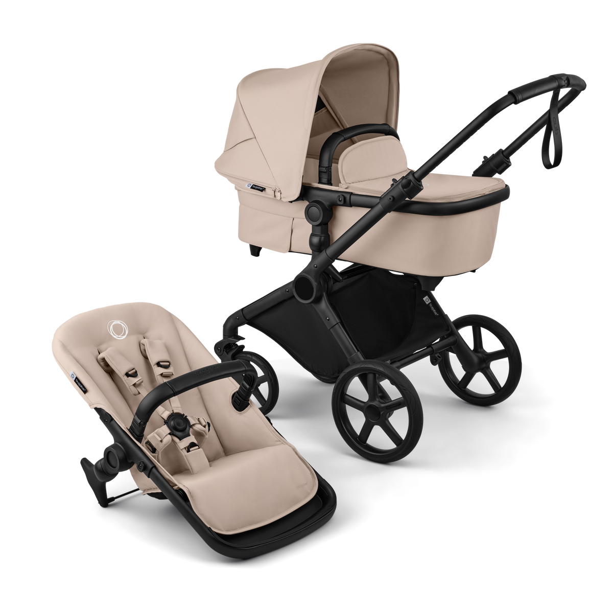 Bugaboo - Otroški voziček Cub - Desert Taupe (2v1)