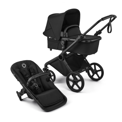 Bugaboo - Otroški voziček Cub - Heritage Black (2v1)