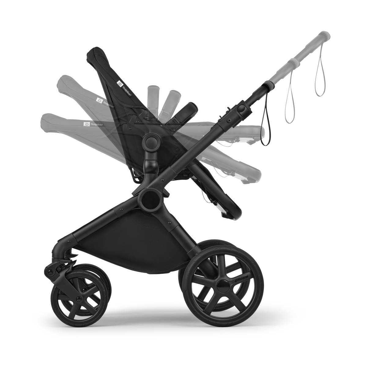 Bugaboo - Otroški voziček Cub - Heritage Black (2v1)