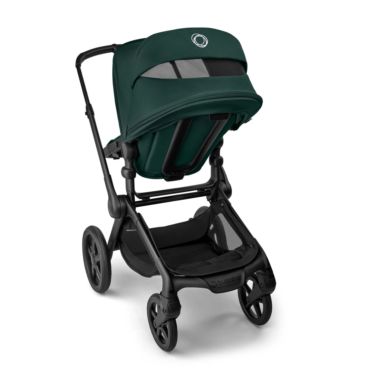Bugaboo - Otroški voziček Fox 5 Renew Black/Fern Green - Fern Green (2v1)