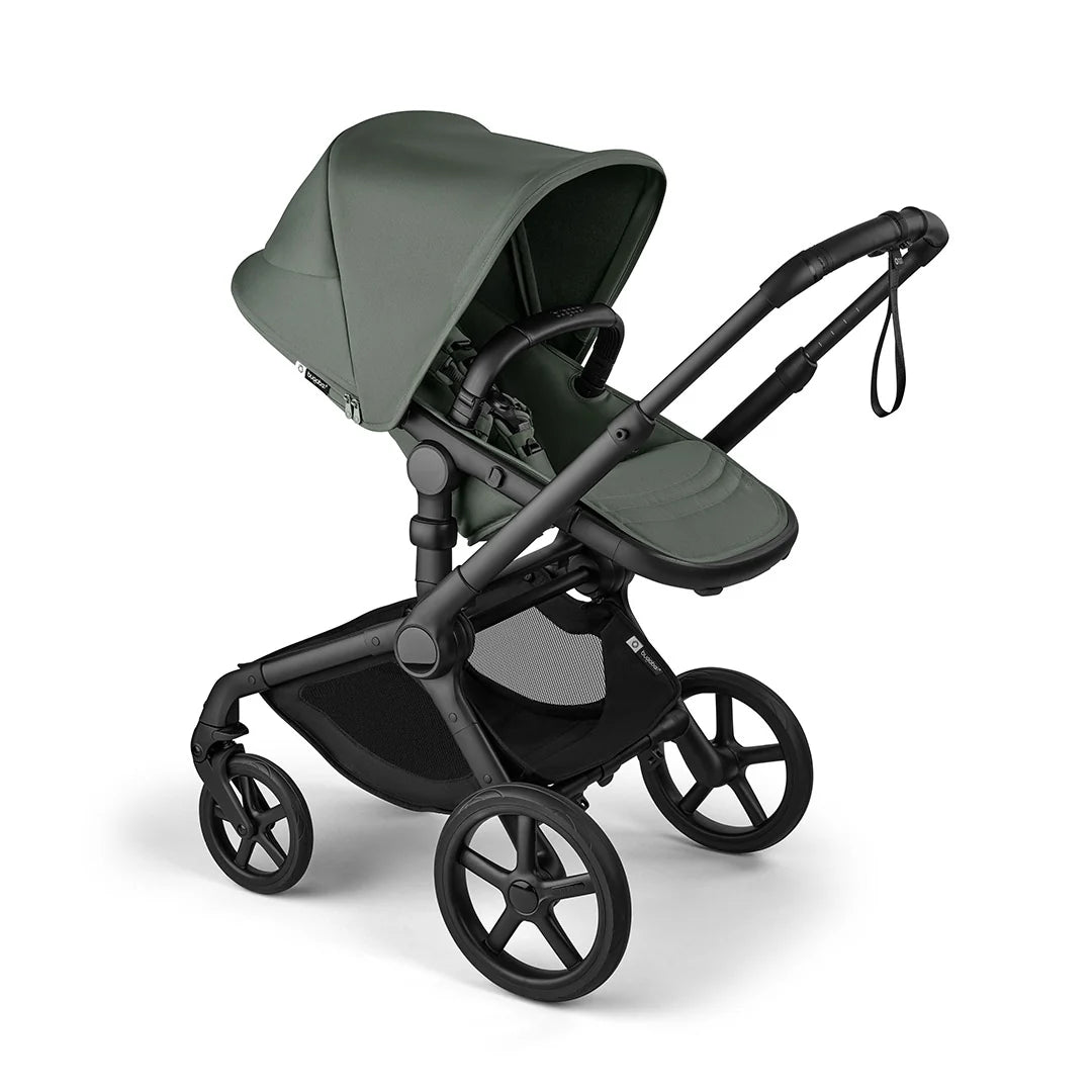 Bugaboo - Otroški voziček Fox 5 Renew Black/Forest Green - Forest Green (2v1)