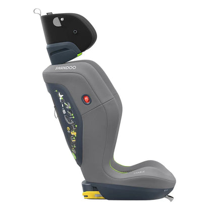 Swandoo - Otroški avtosedež Charlie™ i-Size (100-150 cm) - Grey - 1182325 Luxbaby