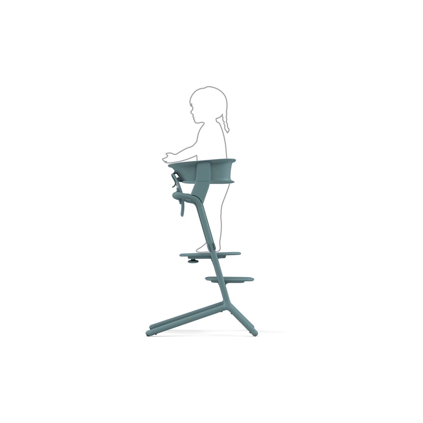 Cybex - Učni stolp za otroški stolček Lemo - Stone Blue
