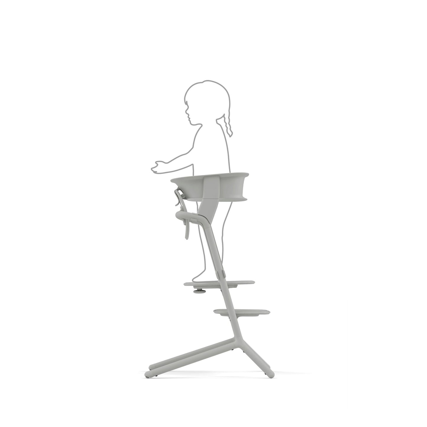 Cybex - Učni stolp za otroški stolček Lemo - Suede Grey