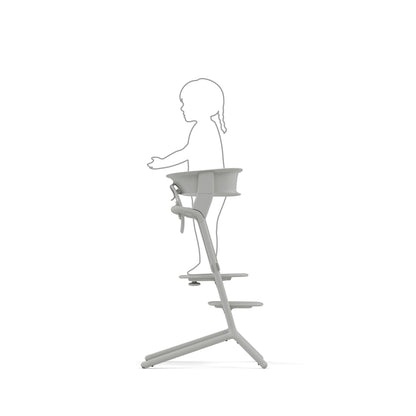 Cybex - Učni stolp za otroški stolček Lemo - Suede Grey