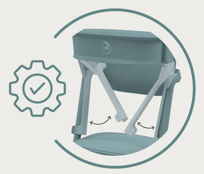 Cybex - Učni stolp za otroški stolček Lemo - Stone Blue