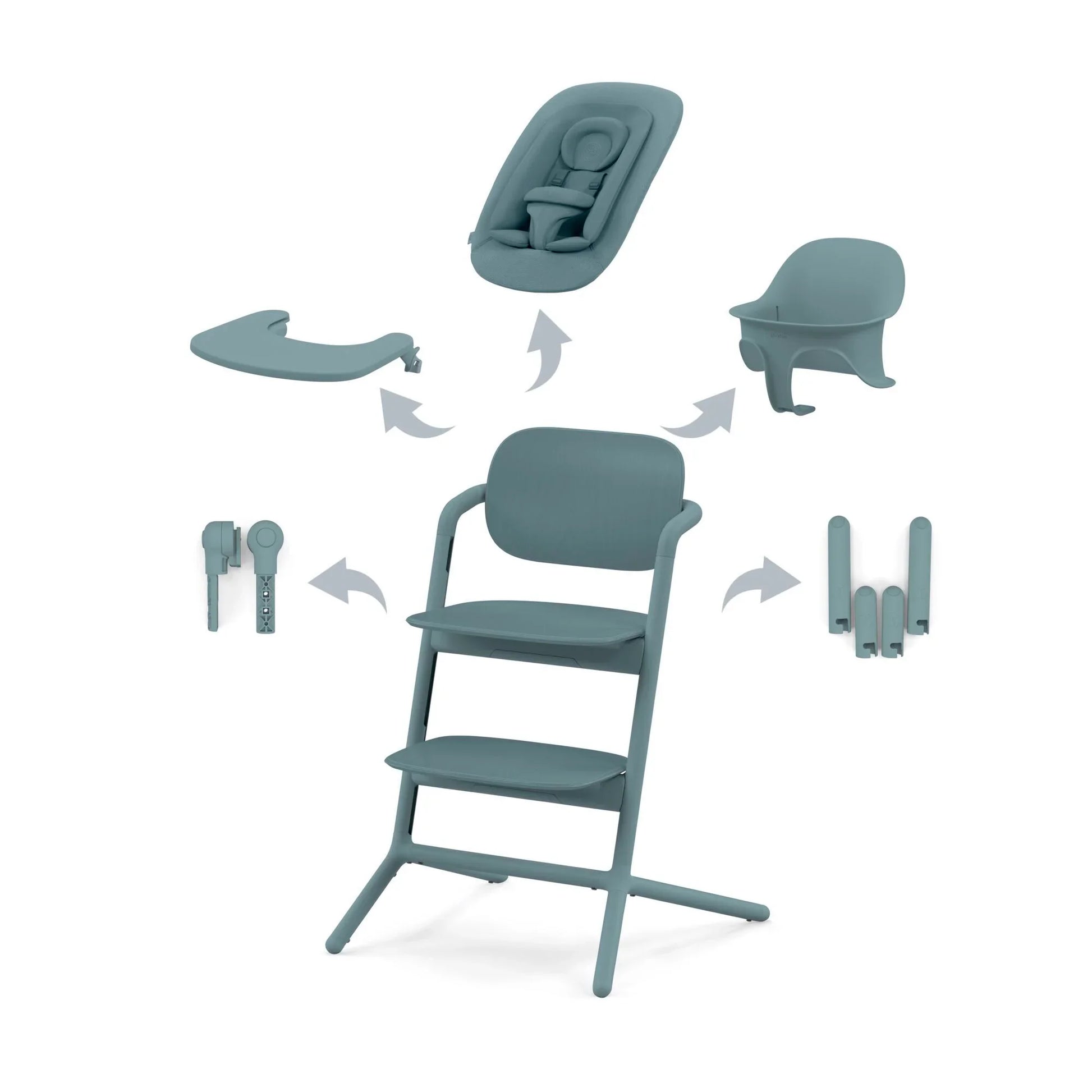 Cybex - Otroški stolček Lemo - Stone Blue (4v1)