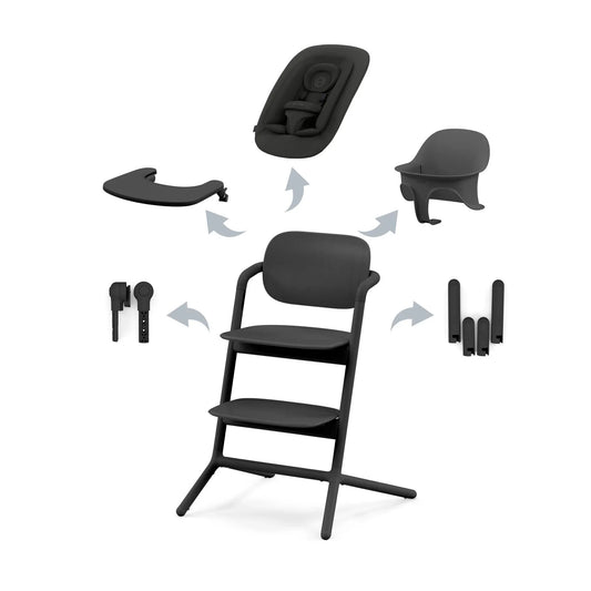 Cybex - Otroški stolček Lemo - Stunning Black (4v1)