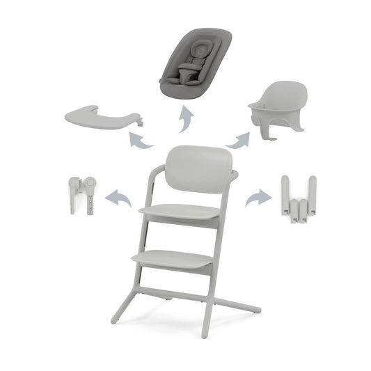 Cybex - Otroški stolček Lemo - Suede Grey (4v1)