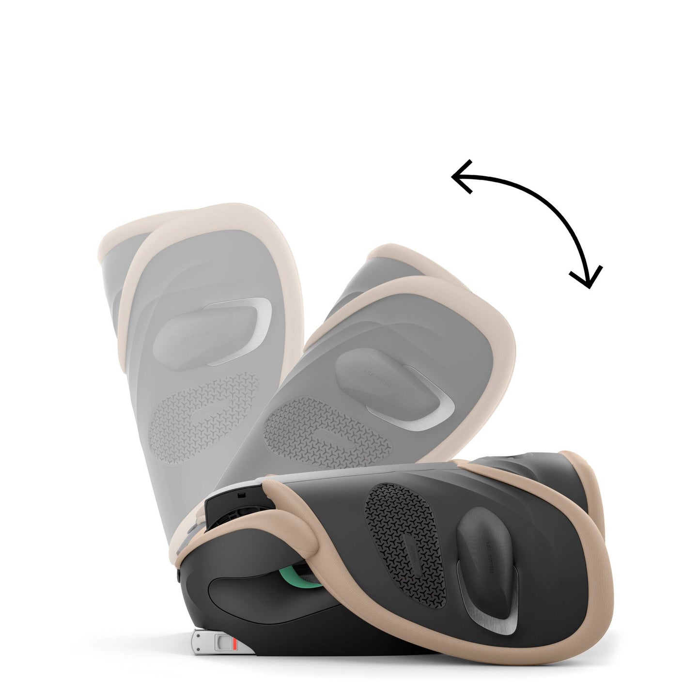 Cybex - Otroški avtosedež Solution G2 i-Fix (100-150cm) - Almond Beige Plus