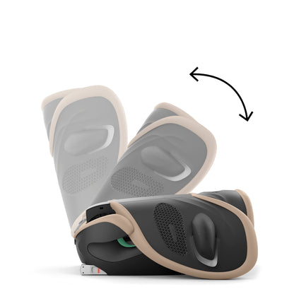 Cybex - Otroški avtosedež Solution G2 i-Fix (100-150cm) - Almond Beige Plus