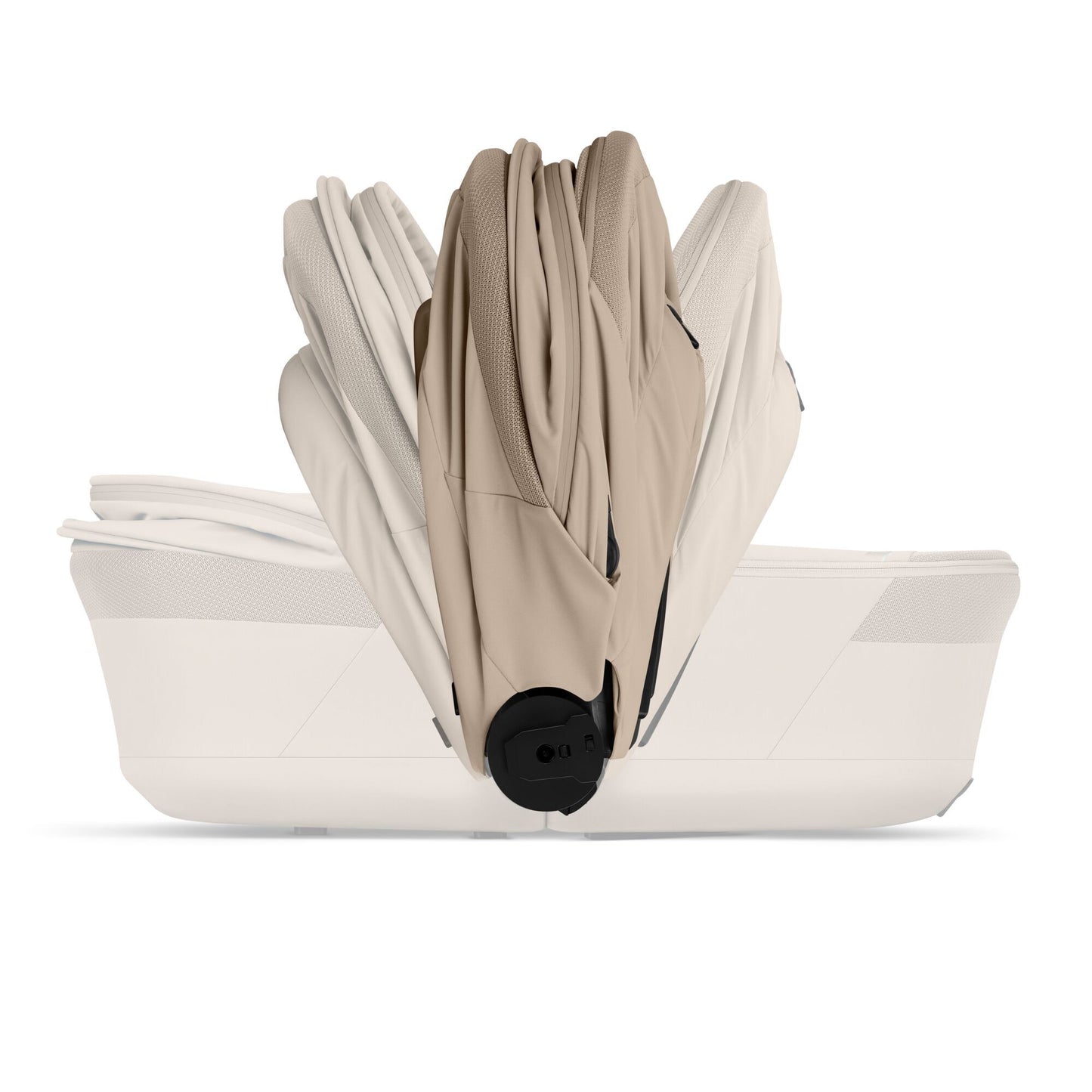 Cybex - Otroški voziček Talos S Lux z zložljivo košaro - Almond Beige (2v1)