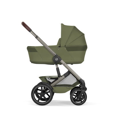 Cybex - Otroški voziček Talos S Lux z zložljivo košaro - Moss Green (2v1)