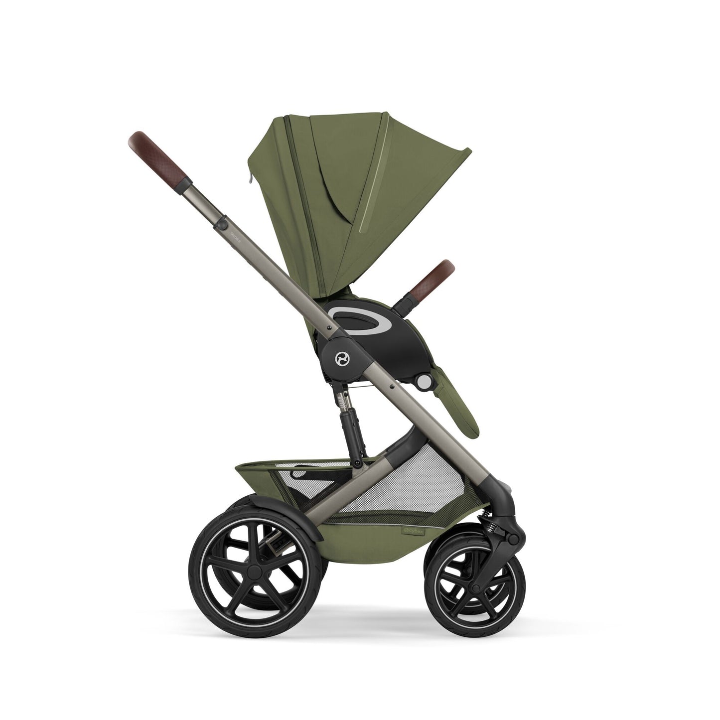 Cybex - Otroški voziček Talos S Lux z zložljivo košaro - Moss Green (2v1)