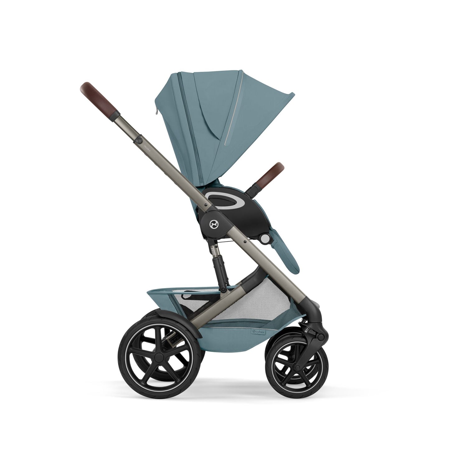 Cybex - Otroški voziček Talos S Lux z zložljivo košaro - Stormy Blue (2v1)
