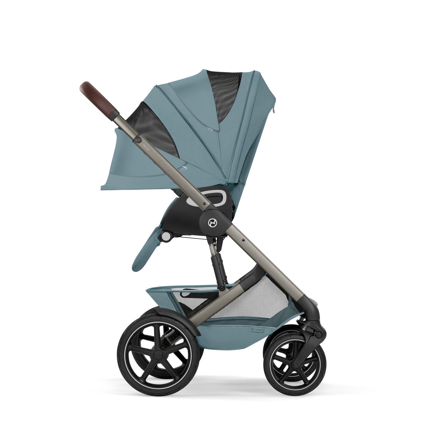 Cybex - Otroški voziček Talos S Lux z zložljivo košaro - Stormy Blue (2v1)
