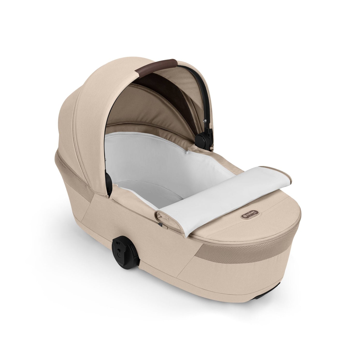 Cybex - Otroški voziček Balios S Lux z zložljivo košaro - Almond Beige (2v1)