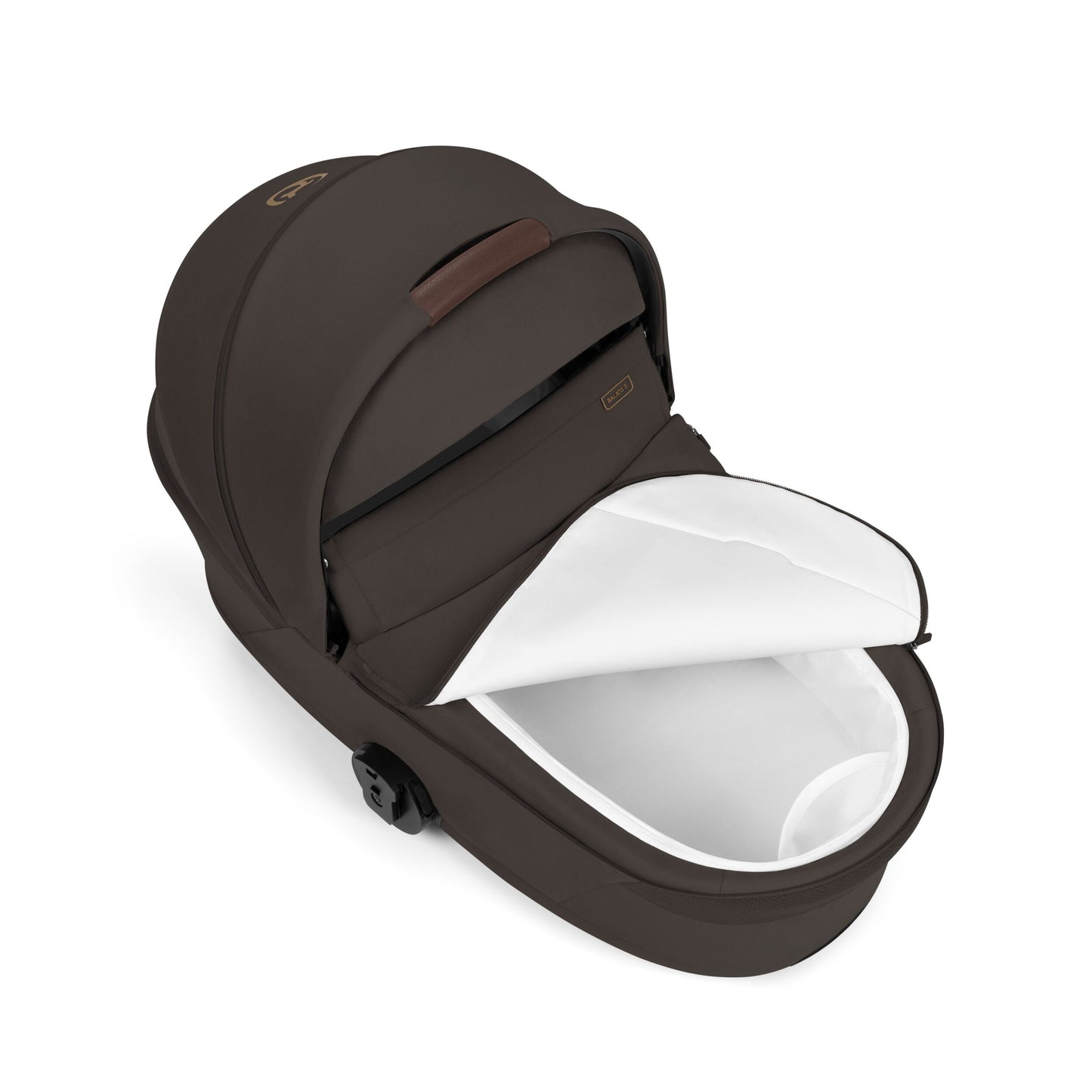 Cybex - Otroški voziček Balios S Lux z zložljivo košaro - Chocolate Brown (2v1)