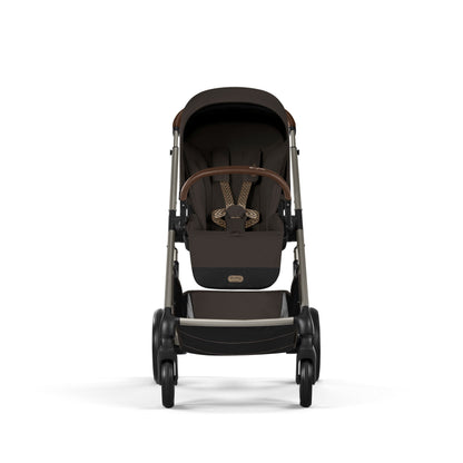 Cybex - Otroški voziček Balios S Lux z zložljivo košaro - Chocolate Brown (2v1)