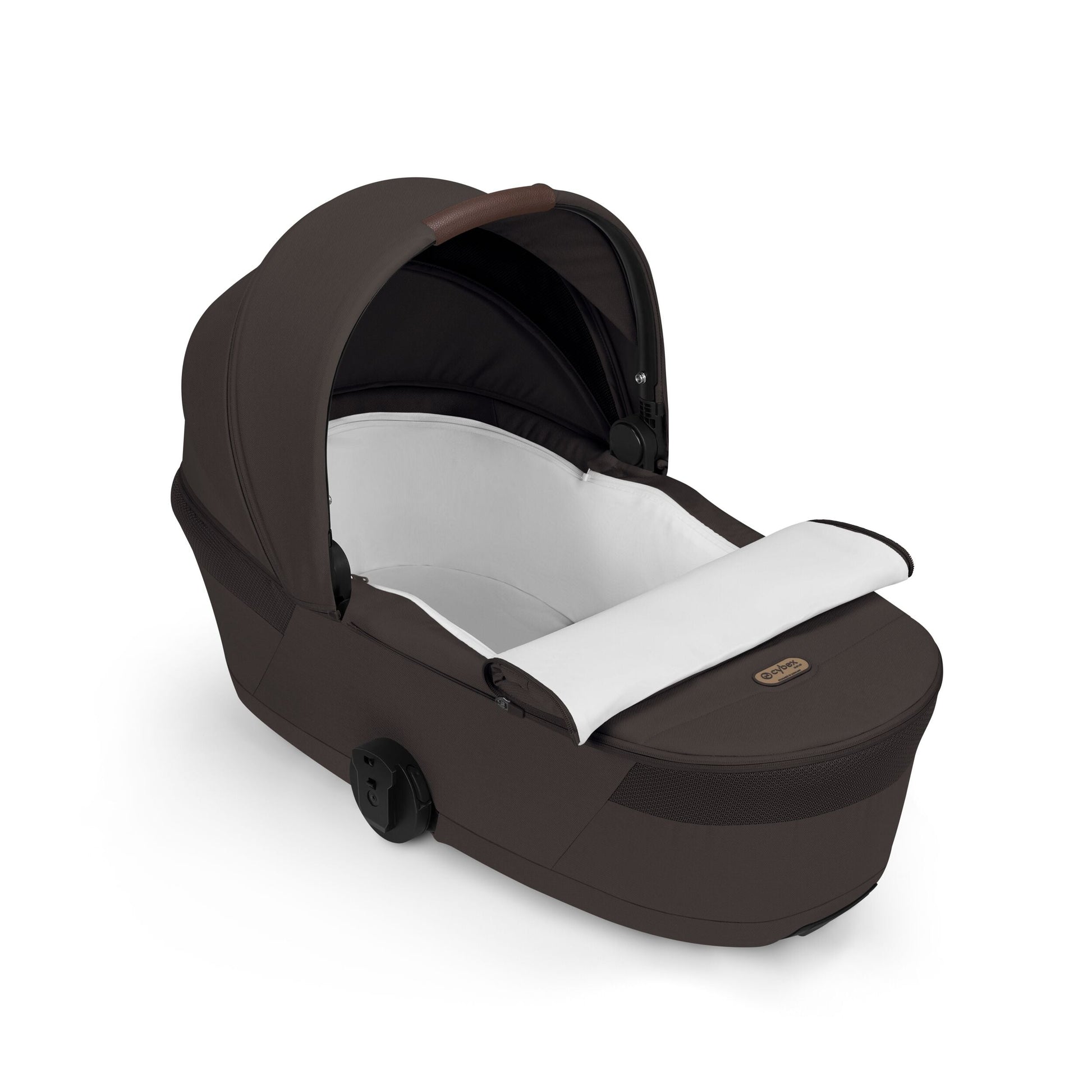 Cybex - Otroški voziček Balios S Lux z zložljivo košaro - Chocolate Brown (2v1)