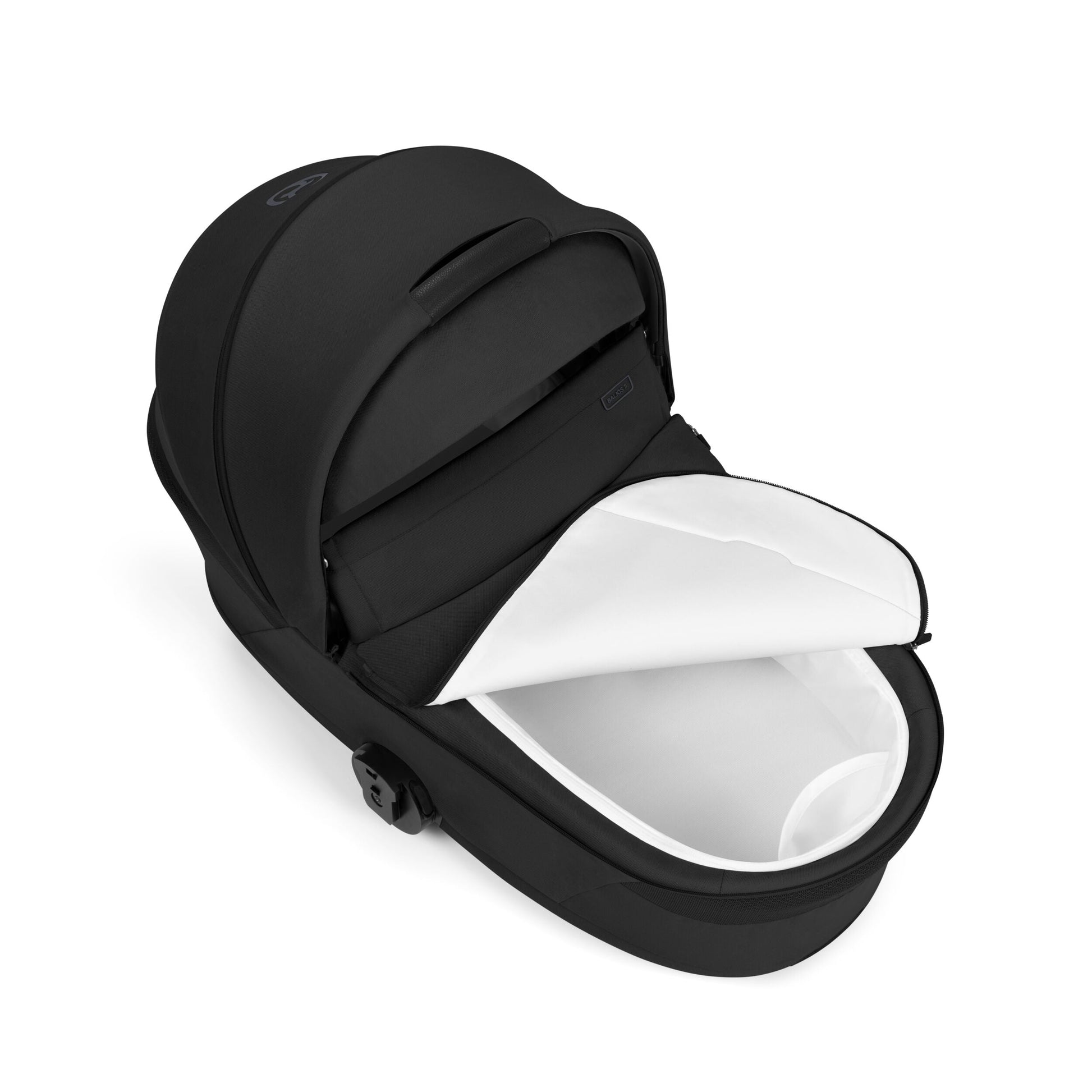 Cybex - Otroški voziček Balios S Lux z zložljivo košaro - Moon Black (2v1)
