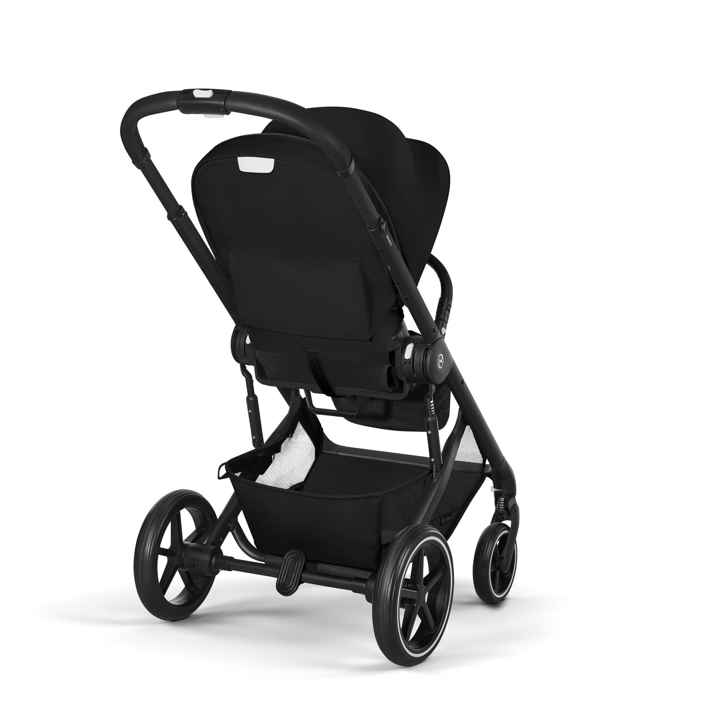Cybex - Otroški voziček Balios S Lux z zložljivo košaro - Moon Black (2v1)
