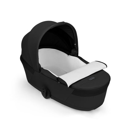 Cybex - Otroški voziček Balios S Lux z zložljivo košaro - Moon Black (2v1)