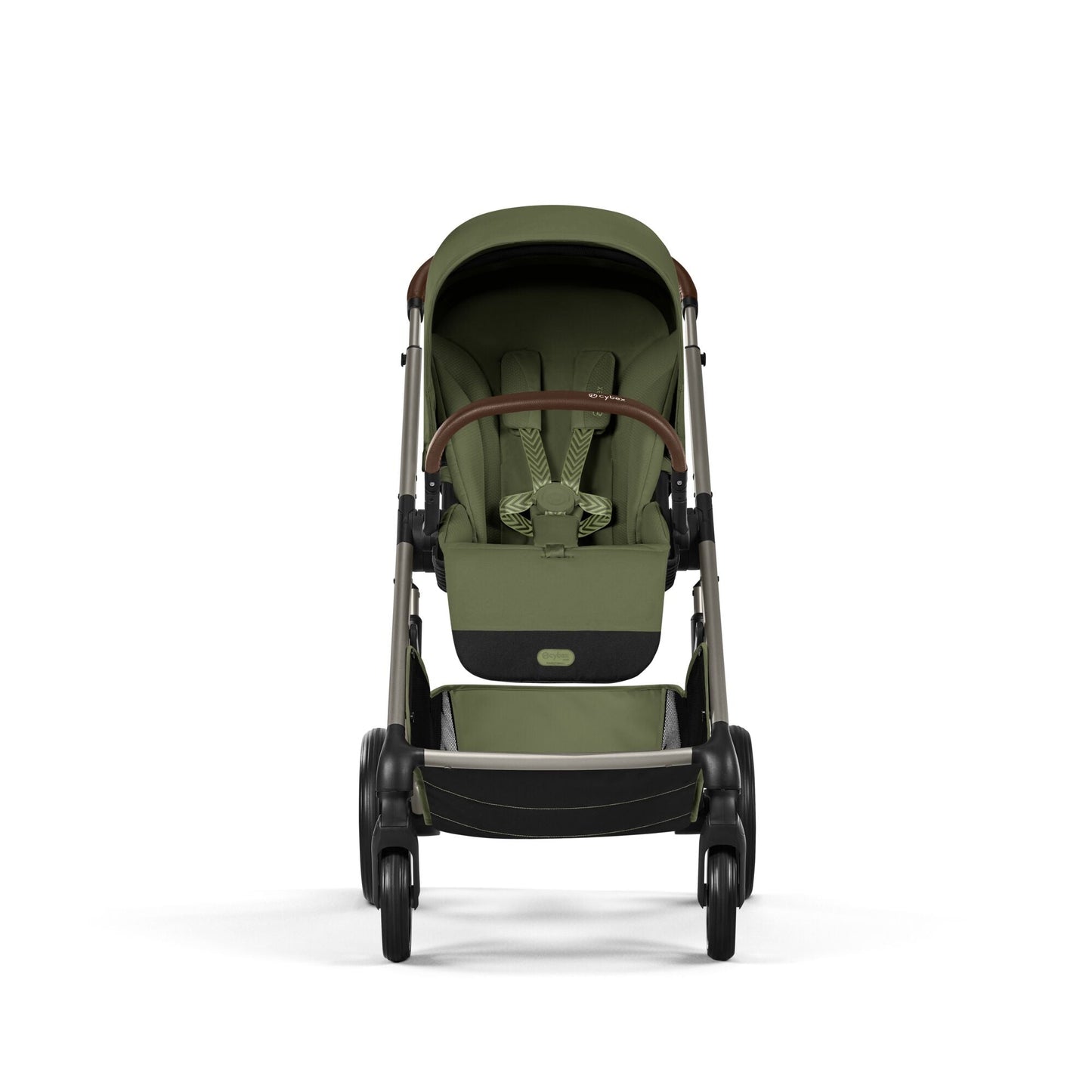 Cybex - Otroški voziček Balios S Lux z zložljivo košaro - Moss Green (2v1)