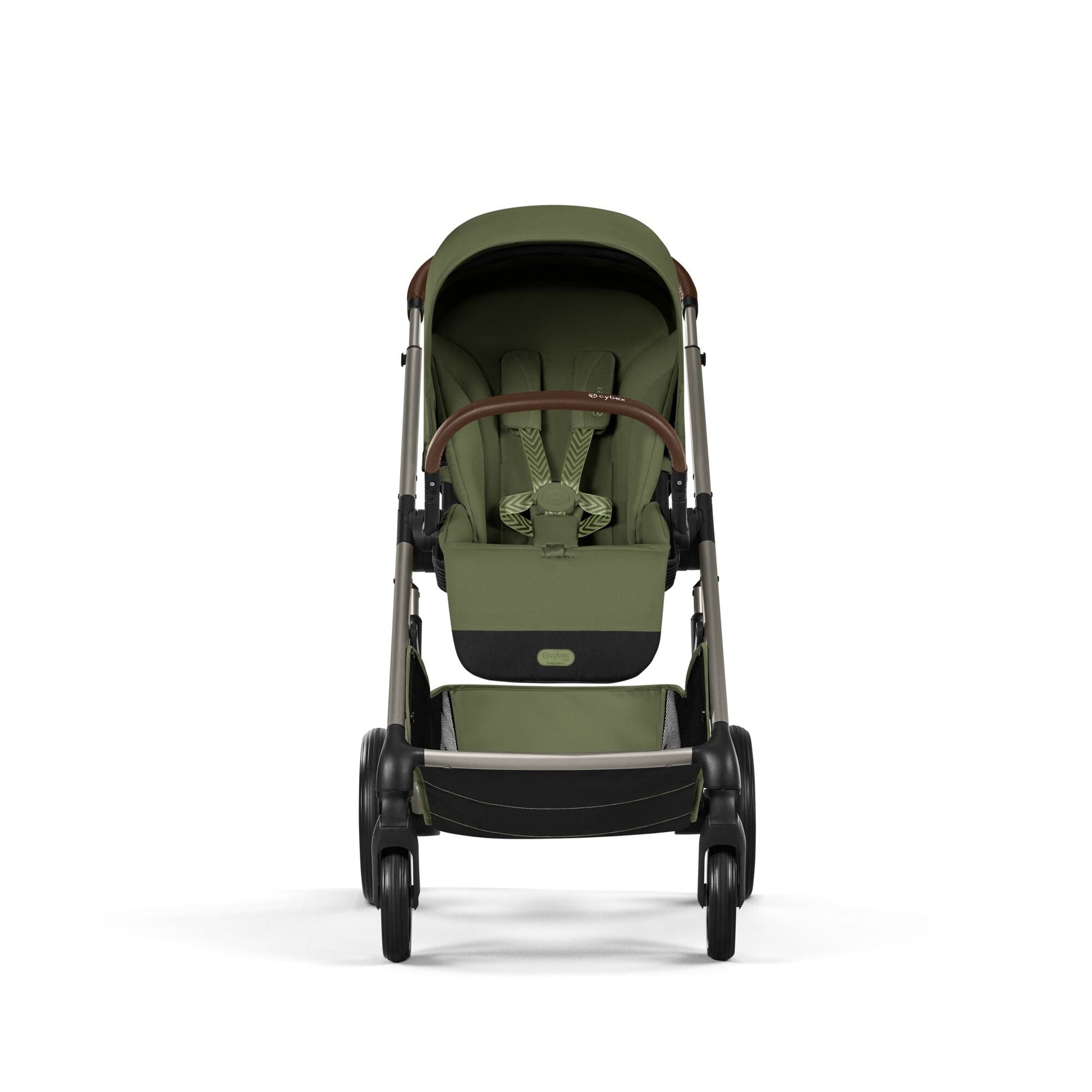 Cybex - Otroški voziček Balios S Lux z zložljivo košaro - Moss Green (2v1)