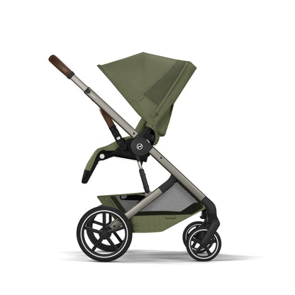 Cybex - Otroški voziček Balios S Lux z zložljivo košaro - Moss Green (2v1)