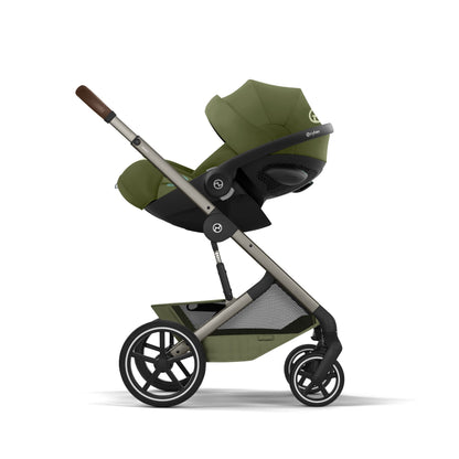 Cybex - Otroški voziček Balios S Lux z zložljivo košaro - Moss Green (2v1)