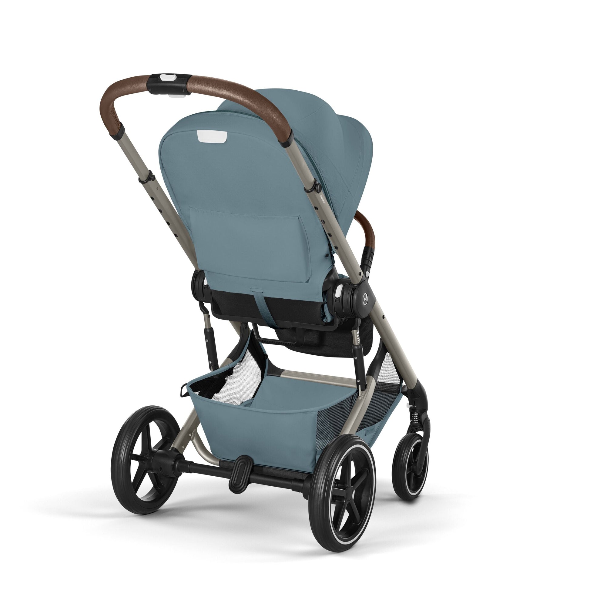 Cybex - Otroški voziček Balios S Lux z zložljivo košaro - Stormy Blue (2v1)