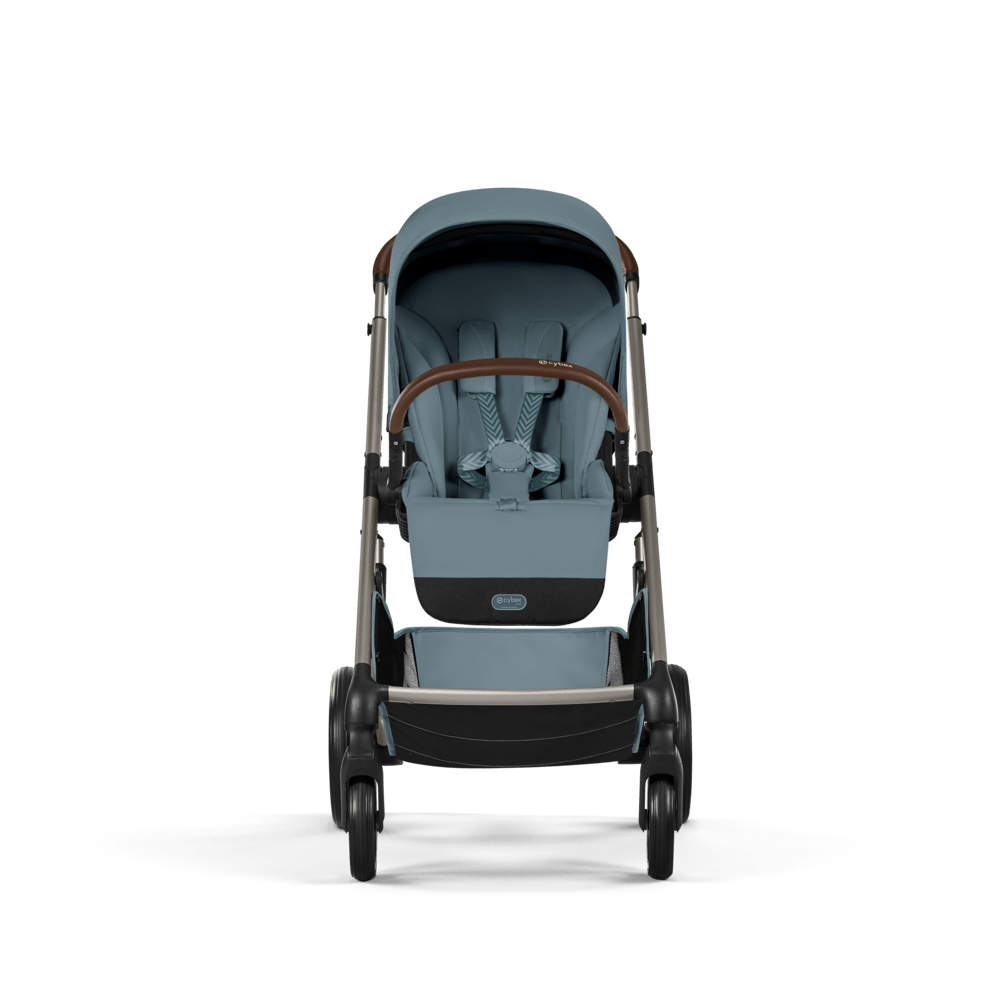 Cybex - Otroški voziček Balios S Lux z zložljivo košaro - Stormy Blue (2v1)