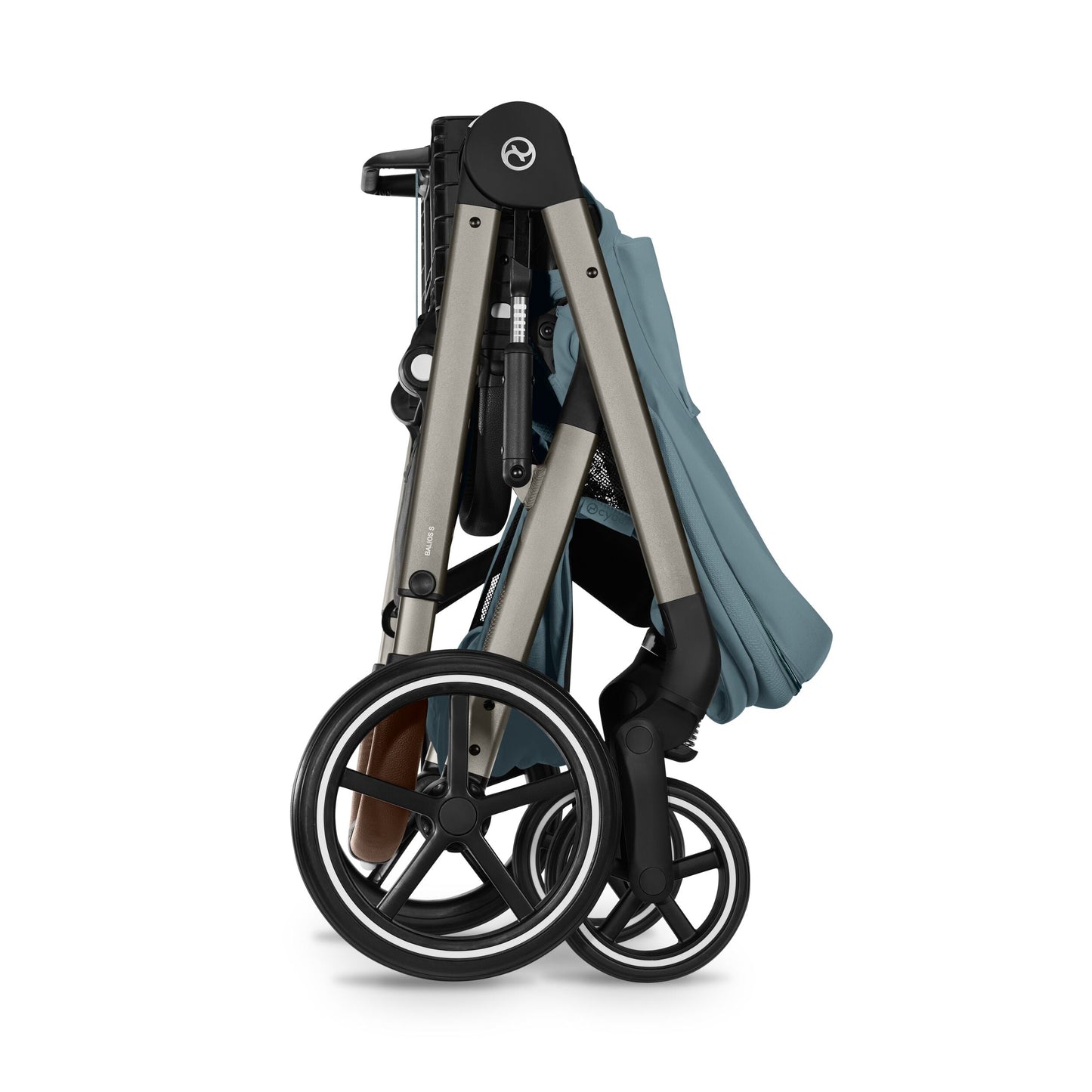 Cybex - Otroški voziček Balios S Lux z zložljivo košaro - Stormy Blue (2v1)