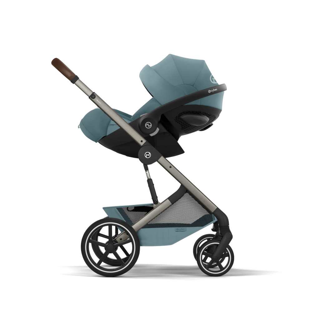 Cybex - Otroški voziček Balios S Lux z zložljivo košaro - Stormy Blue (2v1)