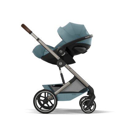 Cybex - Otroški voziček Balios S Lux z zložljivo košaro - Stormy Blue (2v1)