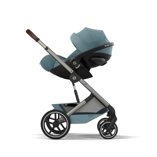 Cybex - Otroški voziček Balios S Lux z zložljivo košaro - Stormy Blue (2v1)