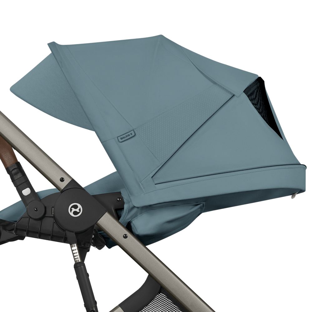 Cybex - Otroški voziček Balios S Lux z zložljivo košaro - Stormy Blue (2v1)